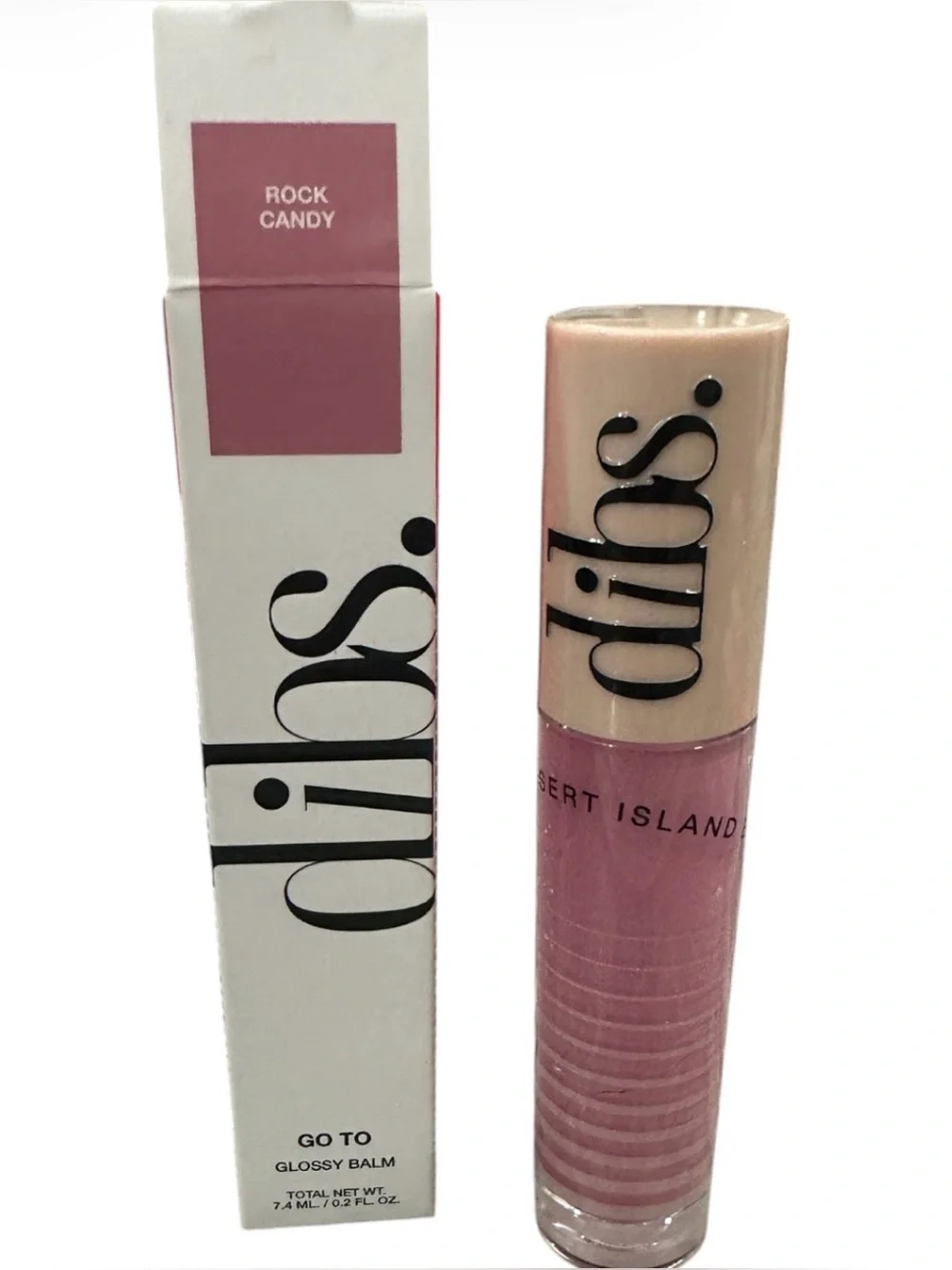 DIBS Go To Glossy Balm in Rock Candy - Pink Gloss